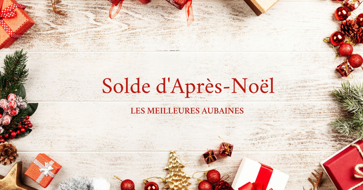 solde d'après noël